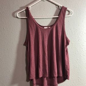 Plum tank top.
